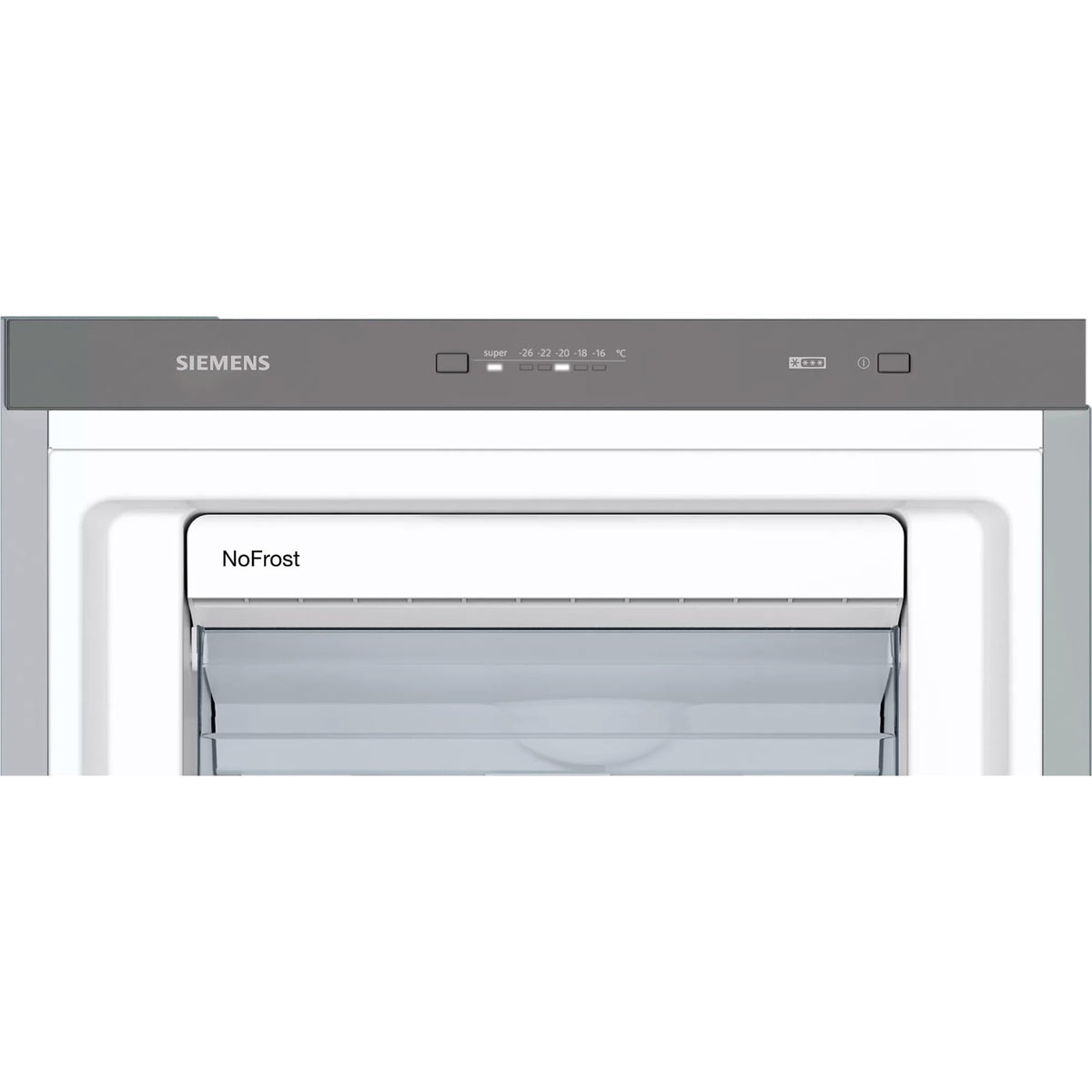 Siemens GS51NAWCV iQ500 Freistehender Gefrierschrank, 161 x 70 cm, 289 L, noFrost nie wieder abtauen, bigBox Platz für großes Gefriergut