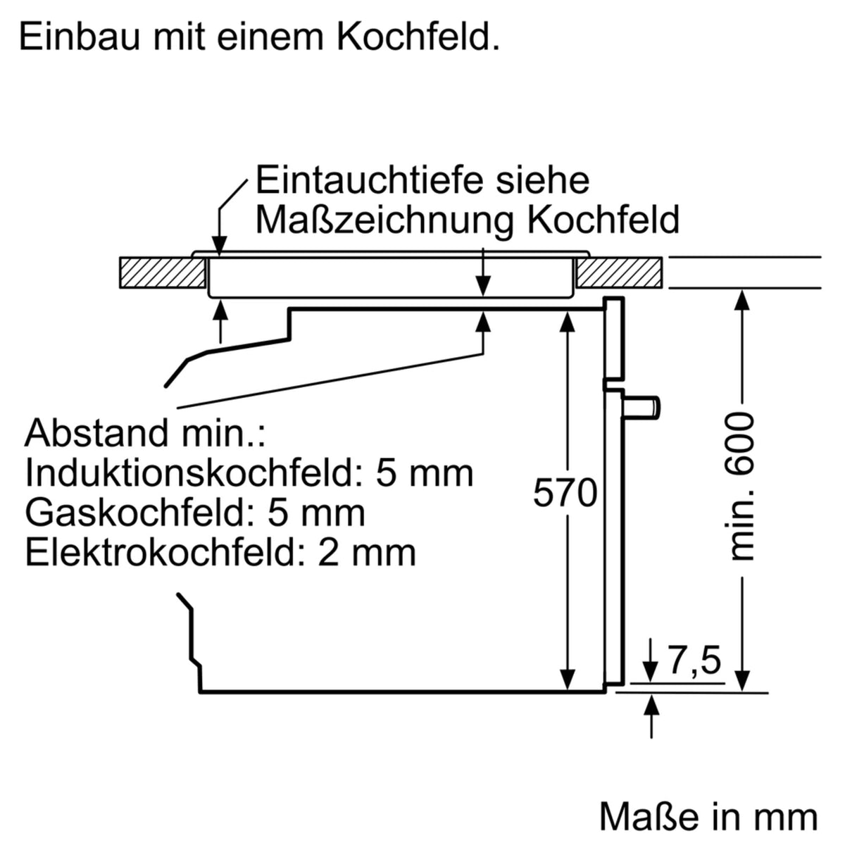 Bosch HBA272BB3, Stiftung Warentest GUT (2,0)*, Serie 4 Einbau-Backofen 60 x 60 cm, Pyrolyse-Selbstreinigung & Hydrolyse