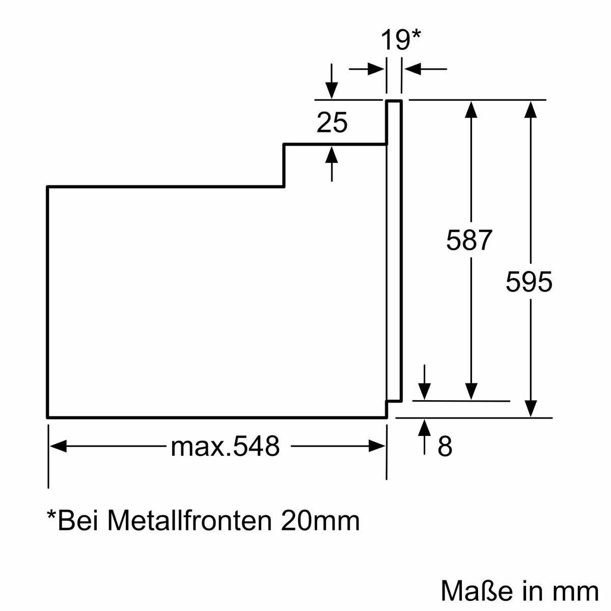 Siemens iQ700 Smarter Einbau-Backofen 60 x 60 cm Edelstahl HB774G1B1