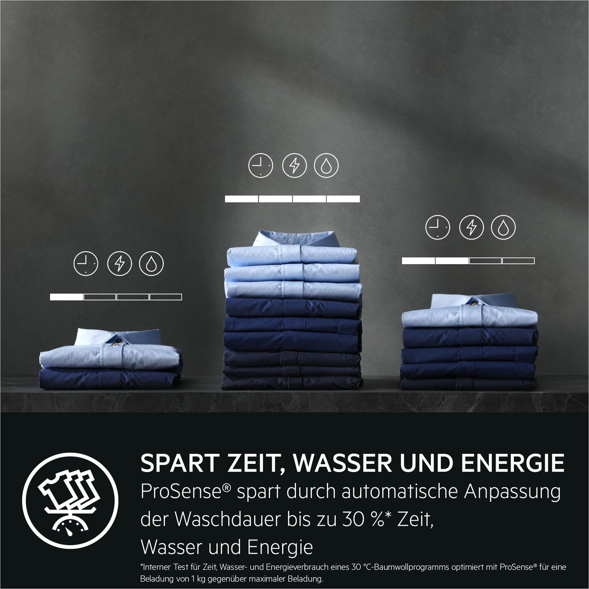 AEG Serie 6000 Waschmaschine 8 kg, ProSense Mengenautomatik, L6AMZ48FL
