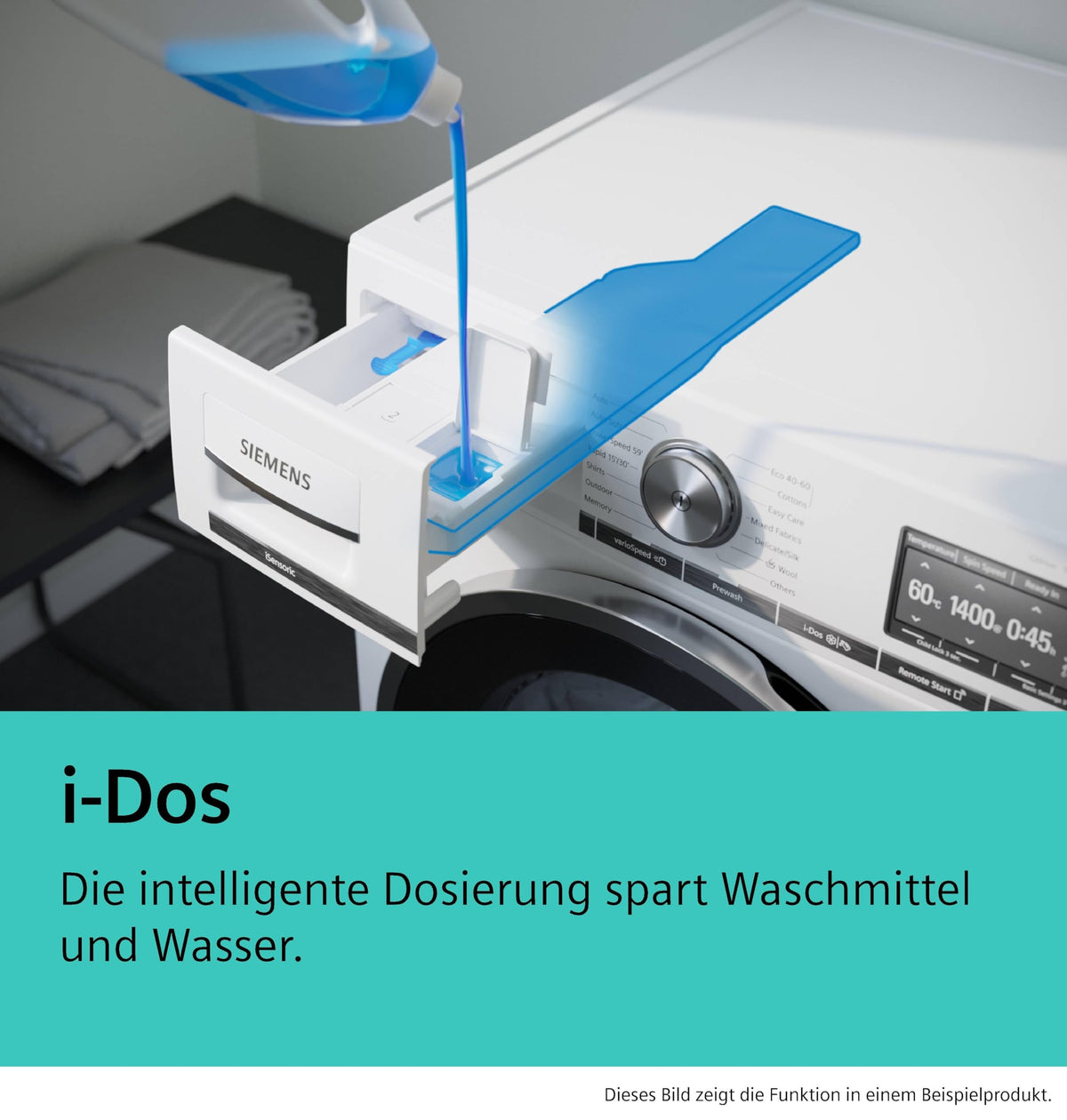 Siemens iQ500 Waschmaschine 10 kg 1400 UpM SmartFinish WG54G2Z41