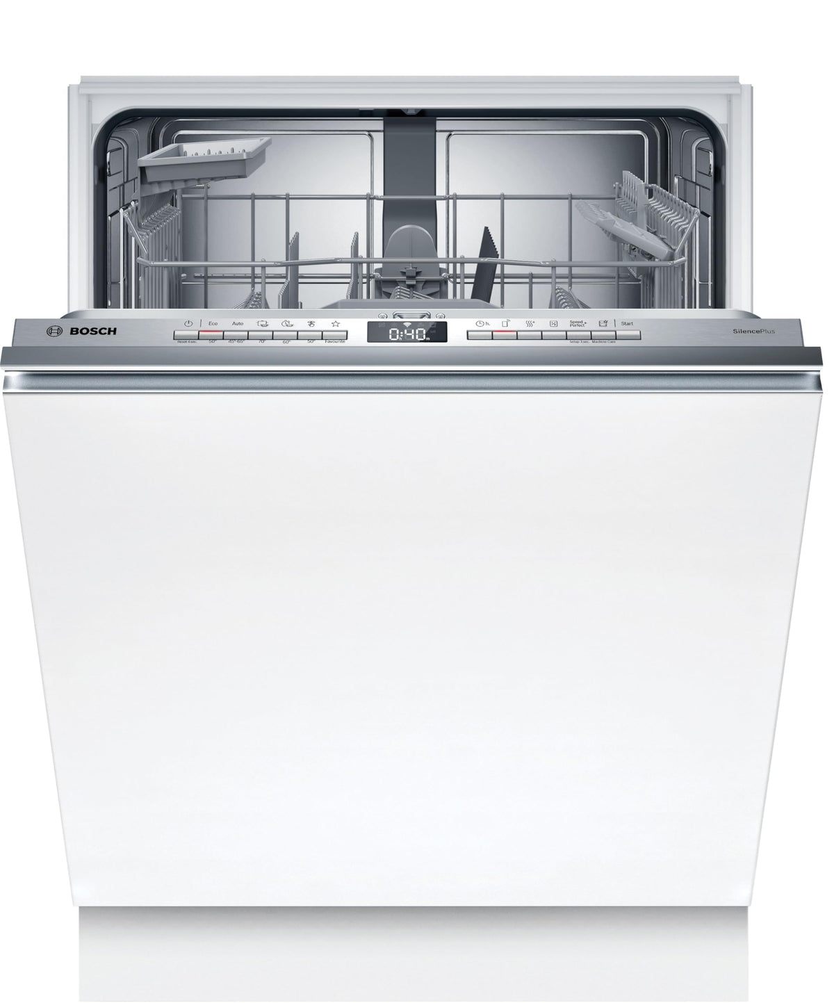 Bosch SMV4ECX32E, Serie 4, Smarter Geschirrspüler Vollintegriert 60 cm, Besteckschublade, Made in Germany Spülmaschine