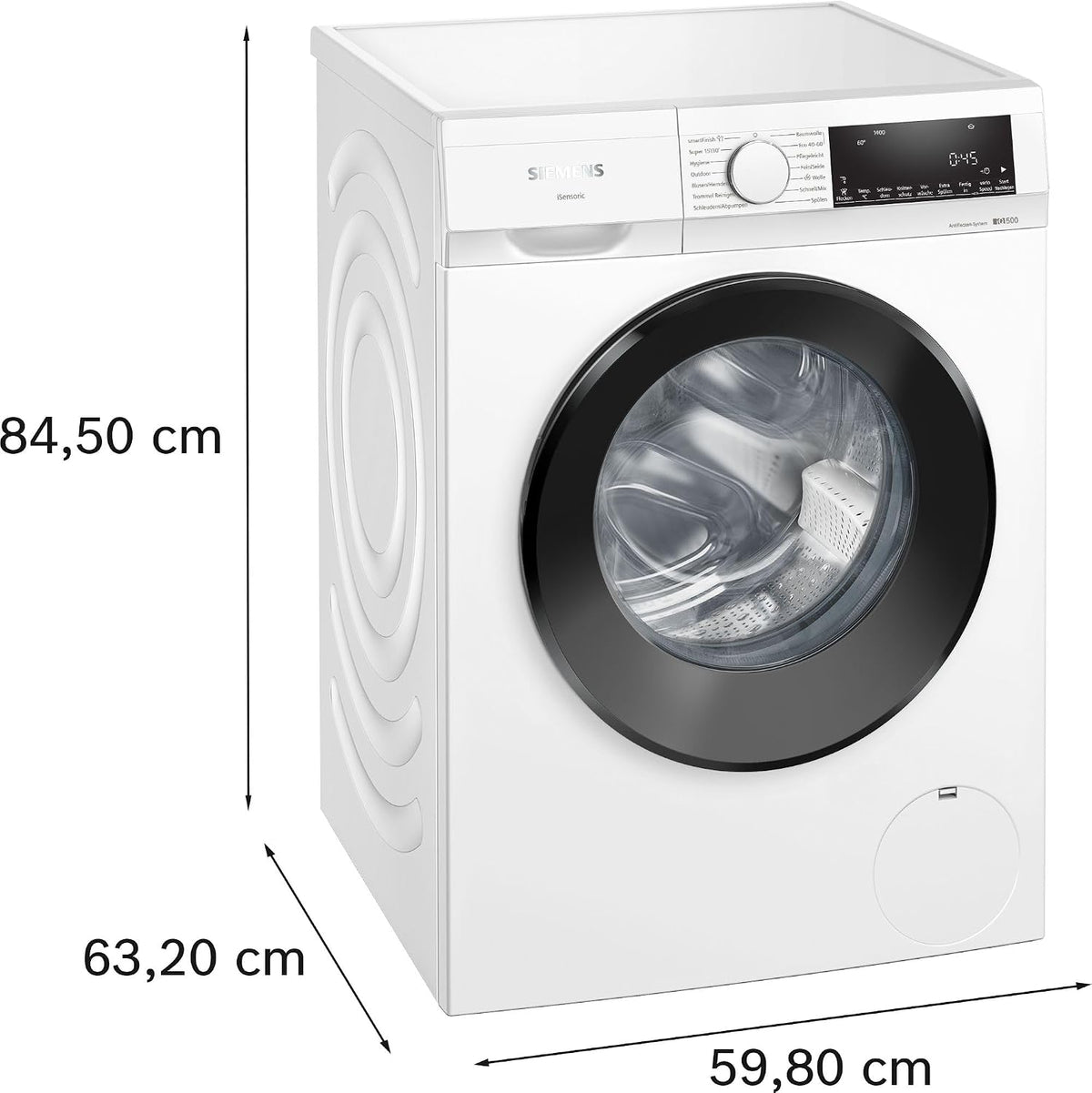 Siemens iQ500 Waschmaschine 10 kg 1400 UpM SmartFinish WG54G2Z41