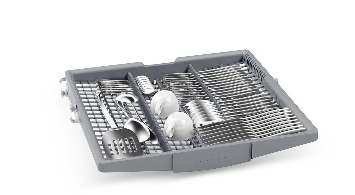 Bosch SMV4ECX32E, Serie 4, Smarter Geschirrspüler Vollintegriert 60 cm, Besteckschublade, Made in Germany Spülmaschine