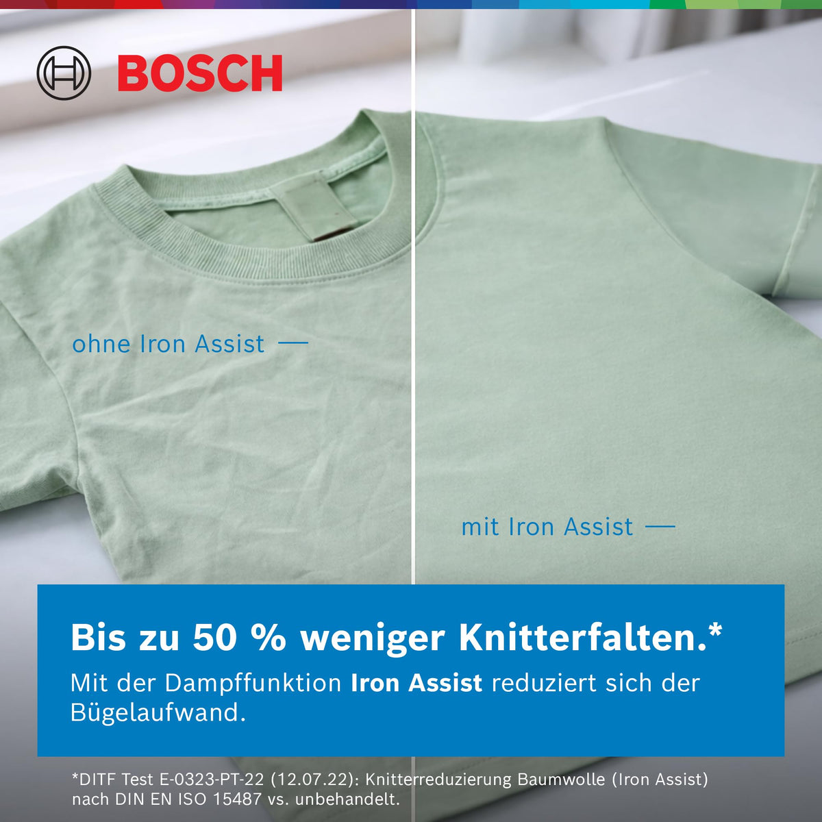 Bosch Serie 4 Waschmaschine 8 kg 1400 UpM Faltenreduzierung WAN282K4