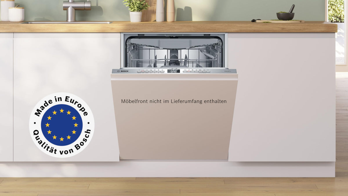 Bosch SMV4ECX32E, Serie 4, Smarter Geschirrspüler Vollintegriert 60 cm, Besteckschublade, Made in Germany Spülmaschine