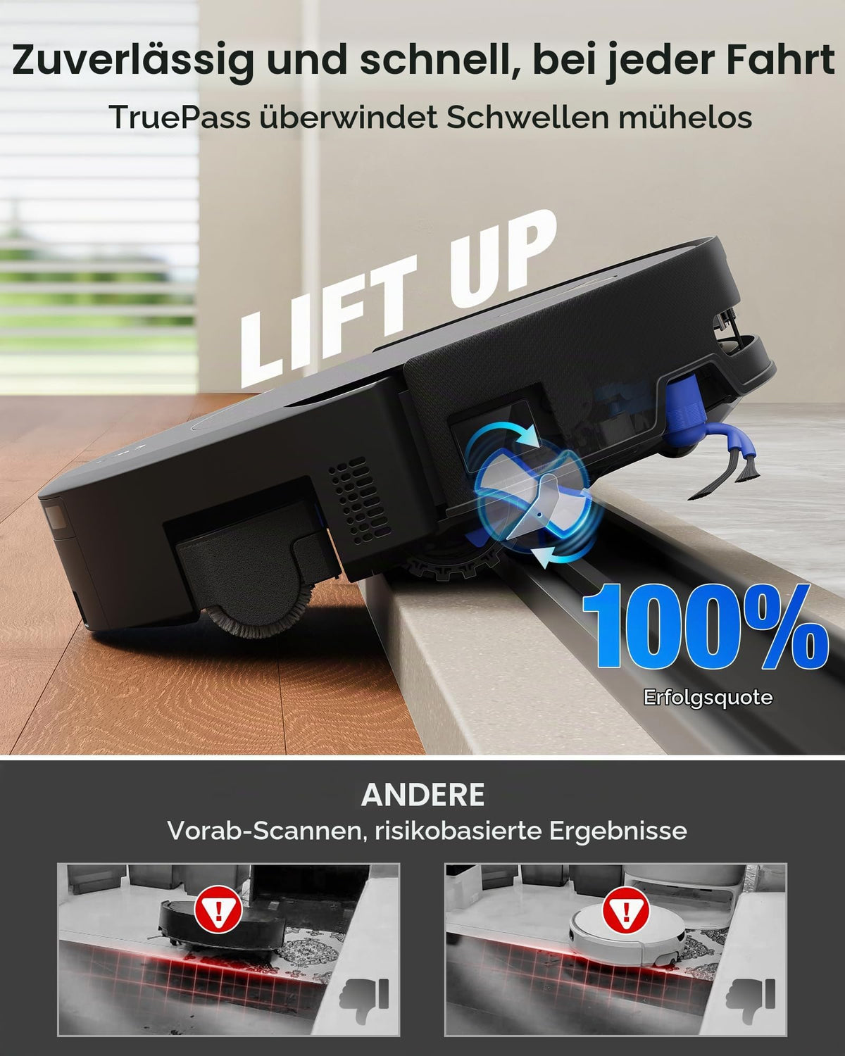 ECOVACS T90 PRO Omni Saugroboter mit Wischfunktion 30.000 Pa, PowerBoost
