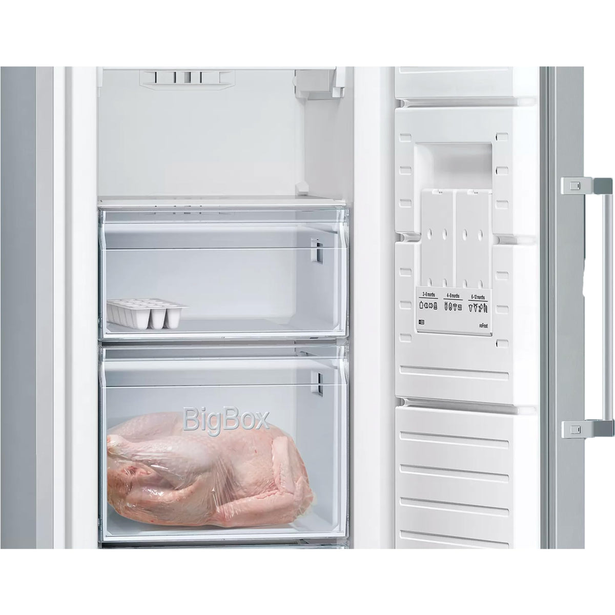 Siemens GS51NAWCV iQ500 Freistehender Gefrierschrank, 161 x 70 cm, 289 L, noFrost nie wieder abtauen, bigBox Platz für großes Gefriergut