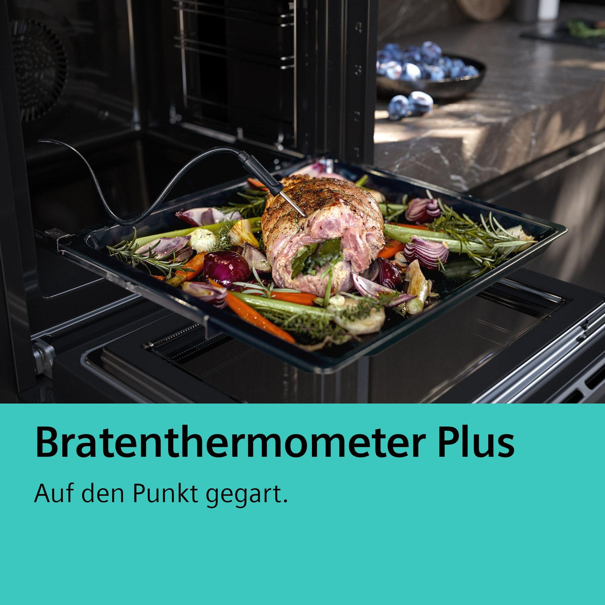 Siemens iQ700 Smarter Einbau-Backofen 60 x 60 cm Edelstahl HB774G1B1