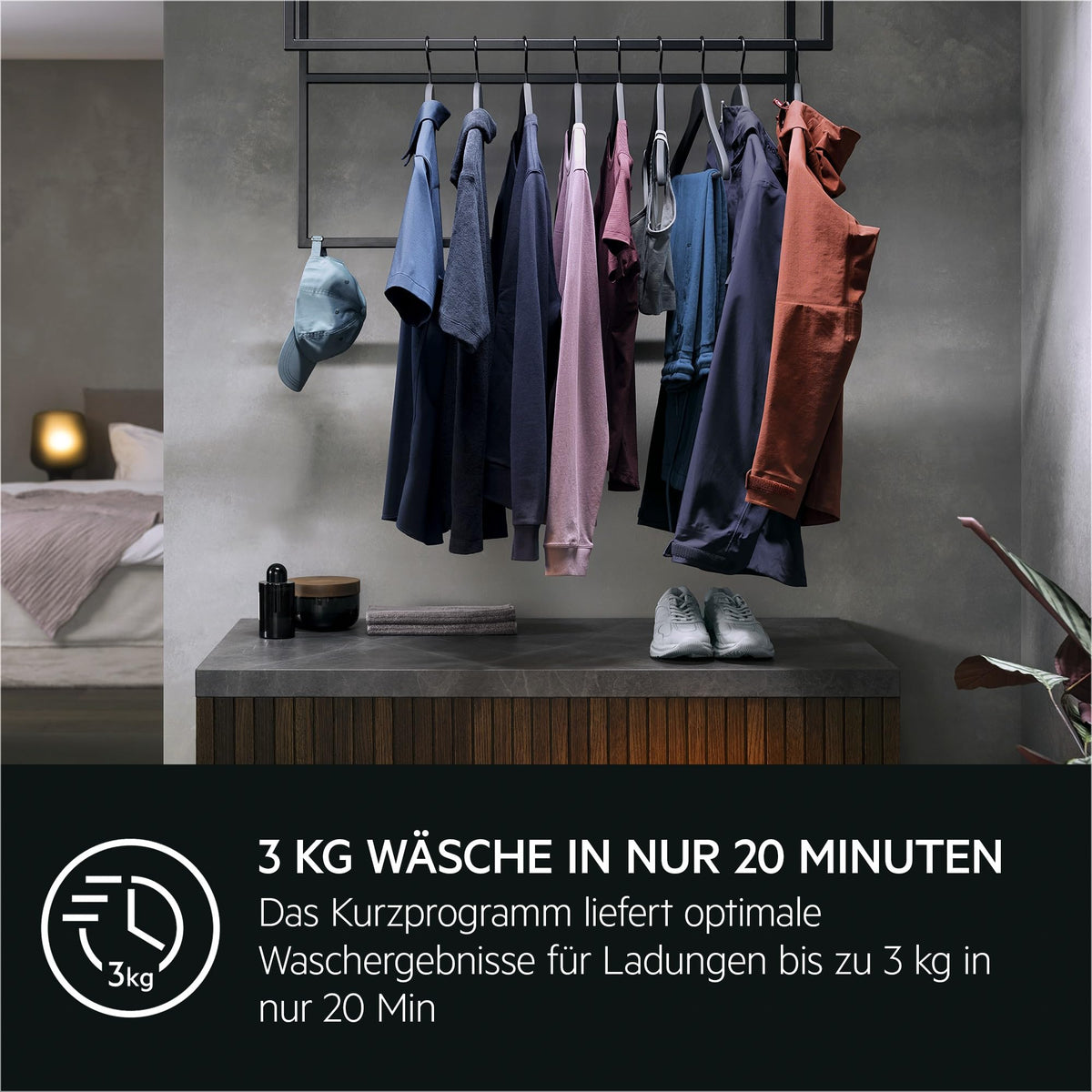 AEG Serie 6000 Waschmaschine 8 kg, ProSense Mengenautomatik, L6AMZ48FL
