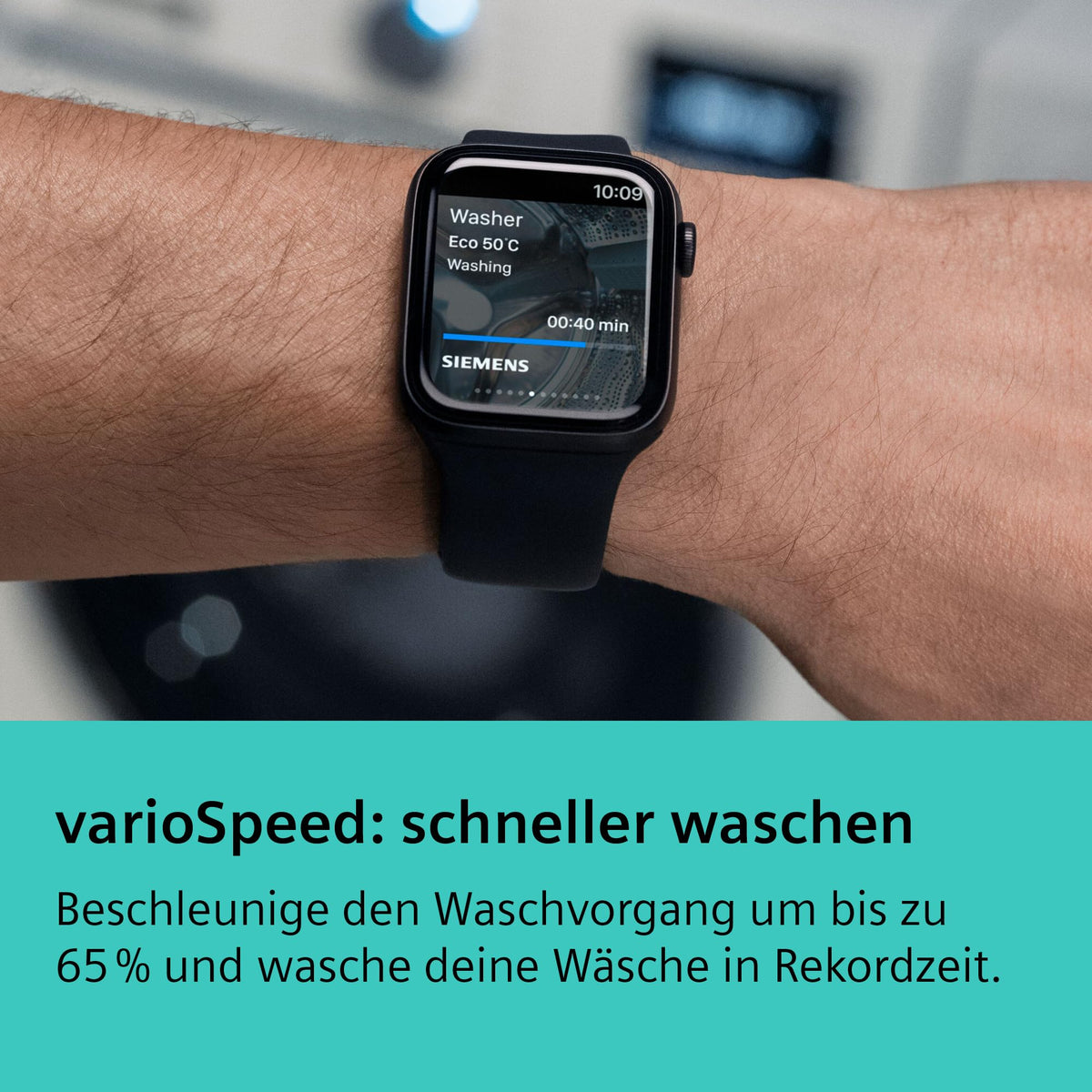 Siemens iQ500 Waschmaschine 10 kg 1400 UpM SmartFinish WG54G2Z41